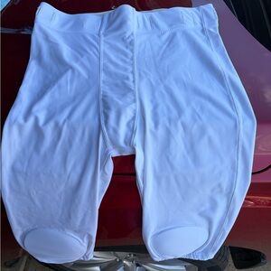 White Padded Football baseball pants